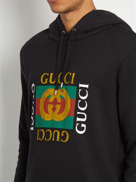 black gucci sweater men|black gucci hoodie.